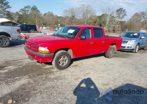 2001 Dodge Dakota Slt/Sport из США, поврежденный, VIN 1B7GL2ANX1S208131